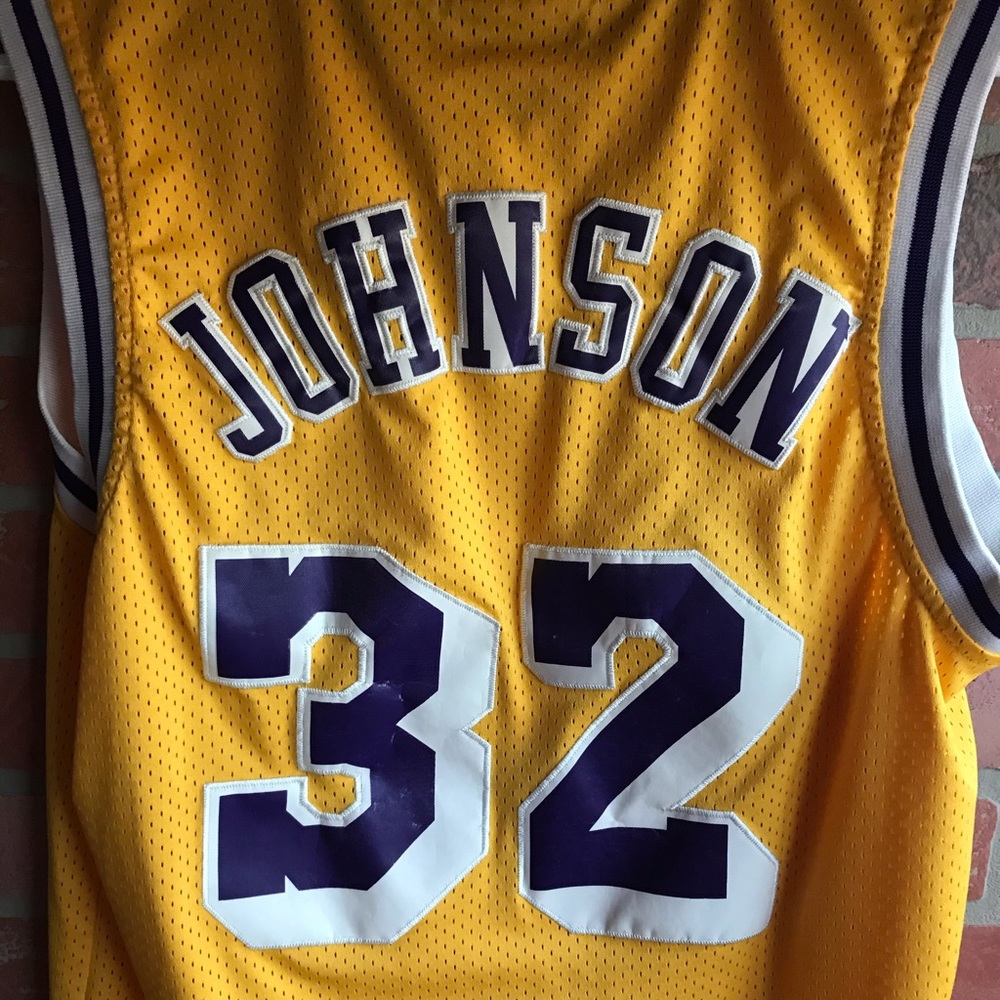 MAGIC JOHNSON Hardwood Classics LA Lakers Jersey - Picture 3 of 3